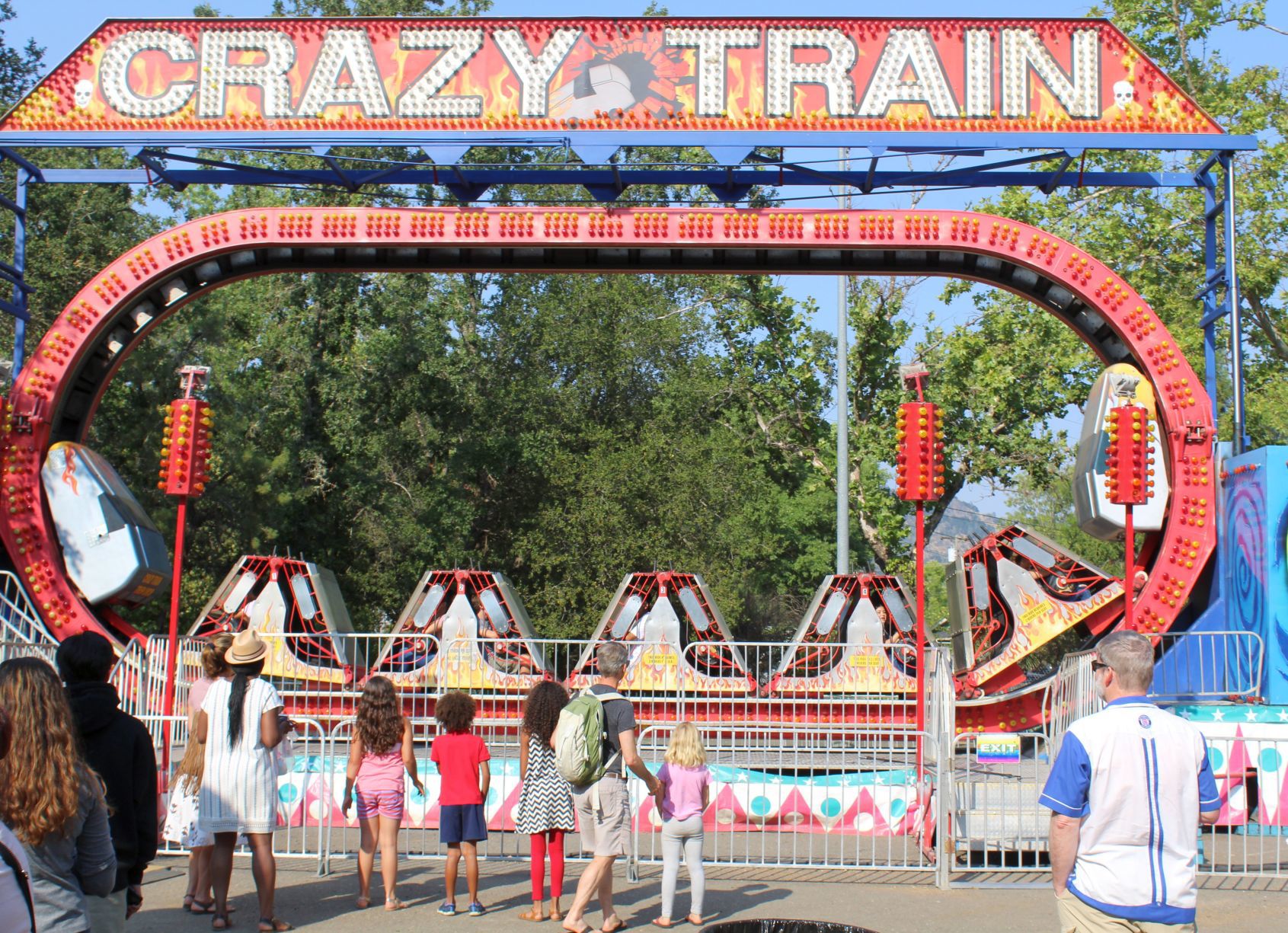 The Crazy Train at the Napa County Fairgrounds in Calistoga